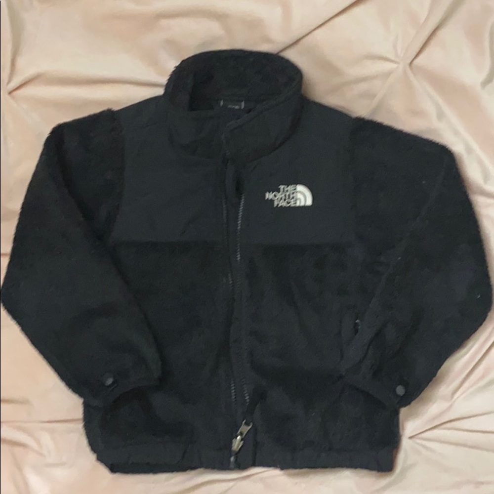 North Face Denali Black fleece jacket Size 5